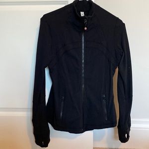 Black Zip Up Lululemon Top